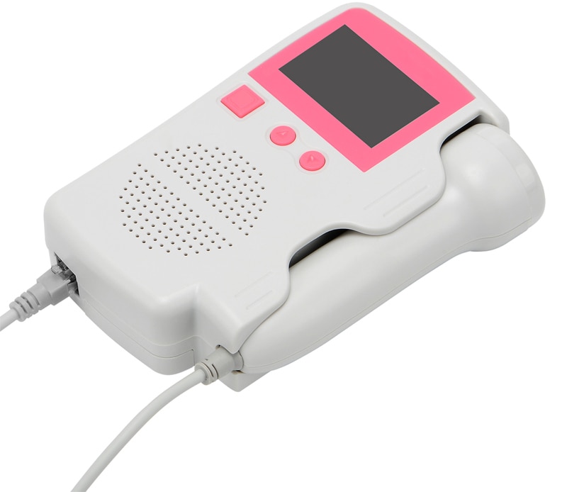 Upgraded 3.0MHz Doppler Fetal Heart rate Monitor Home Pregnancy Baby Fetal Sound Heart Rate Detector LCD Display No Radiation